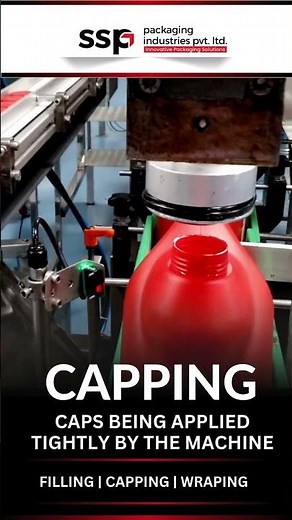 Automatic edible oil filling and packaging in jerry cans | SSP Packaging | #packagingmachine