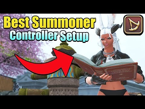 Easy FFXIV Summoner Controller Setup Guide | A easy cross hotbar!