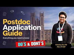 How to Get a Postdoc from IITs | Step-by-Step Guide | Do’s & Don’ts (PhD Students Must Watch)