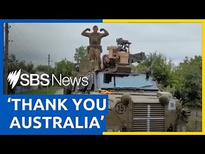 Ukrainian troops give shout-out to Australia for helping with counter-offensive | SBS News
