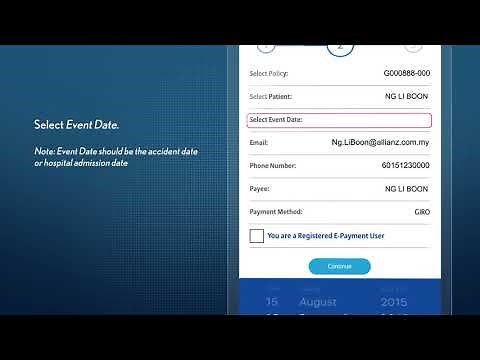 Allianz A to Z - How to make an e-Claim