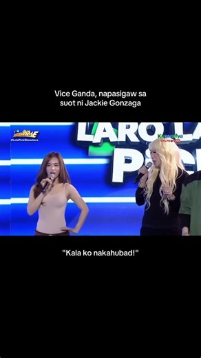 ABS-CBN on Instagram: "Bodycon na nude 'yan, Meme! 😜 #ABSCBN #ItsShowtime #LaroLaroPick #ViceGanda #JackieGonzaga"