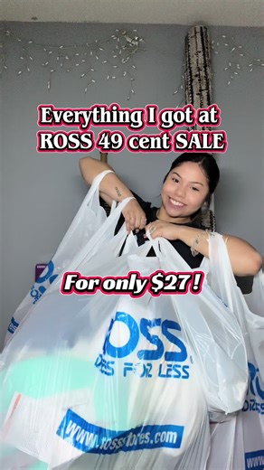 THIS IS YOUR SIGN that the Ross 49cent sale is real !mark it in you calendars for next year . I got all of this for $27 !!#ross #rossfinds #rosshaul #ross49centsale