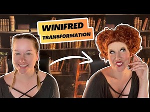 I turned myself into Winifred Sanderson from Hocus Pocus!