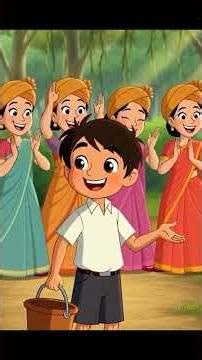 eak chota sa vilage may eak arb name ka adem rahata tha #cartoonvideo