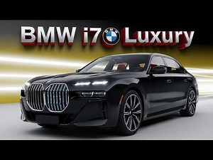 BMW i7 Full Luxury Review | Jet Black Exterior & Red Interior | Ultimate EV Experience