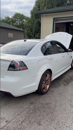 Ls3 powered Pontiac G8, GPI SS3 cam, longtubes dumped at rear end.