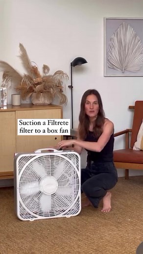 151K views · 6.8K reactions | The Easiest, Most Affordable DIY Air Purifier!⁠ ⁠ 1. Get a 20 x 20 box fan⁠ 2. Get a 20 x 20 Filtrete Filter*⁠ 3. Start the fan⁠ 4. Suction the filter to the back of the fan⁠. Tape it on if you want filter to stay on when fan is off. ⁠ * Look for Merv 11, 12, 13, or 14 on the filter. You want a high Merv rating that will still allow air to flow through.⁠ ⁠ Have any questions? Ask away! 珞 | Branch Basics | Facebook