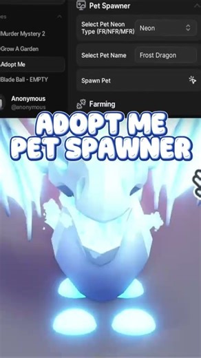 🤖 DARK SPAWNER 🤖 Adopt Me Script Pet Spawner AUTO FARM