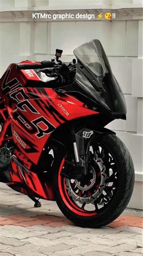 KTMrc graphic design ⚡😘‼️rapping in KTMrc 39t bs3 ⚡🥀modification ‼️#ktm #ktmrc #biker #rc #ktmindia