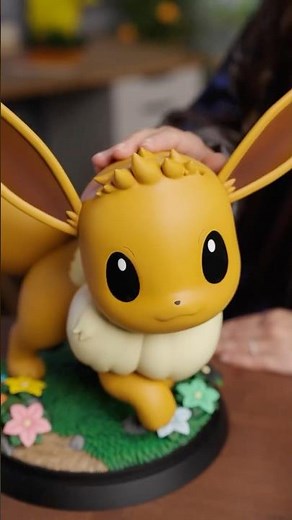 LIFE-SIZE Eevee Pokémon Figure Reveal by Sideshow