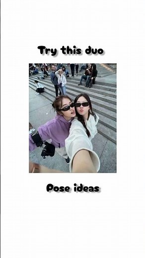 Duo pose ideas.💗🌸 #aesthetic #fypシ #trending #duo #friendship #ytshorts