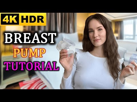 [4K] Breastfeeding with Angel | Let’s Pump With Me | Advance & Tutorial Breast Pump Training
