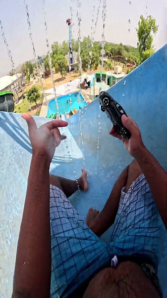 POV reverse waterslide 😱