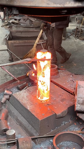 1.1M views · 14K reactions | Inside the forging factory Unreal Heat at the Forging Factory — You Gotta See This! #forging #forge #machine #blacksmith #fblifestyle | TIM inside the factory | Facebook