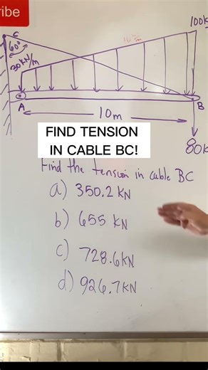 Solve Complex Beam Tension Fast! | FE Statics Problem 14