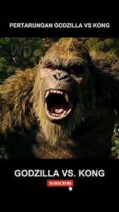 PERTARUNGAN GODZILLA VS KONG #shorts #alurcerita #godzilla #godzillavskong #kong