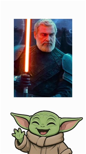 Orange LIGHTSABER Color explained by Baby Yoda #starwars #starwarstiktok #lightsaber #babyyoda #fyp