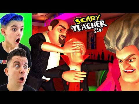 SCARY TEACHER HAS A NEW BOYFRIEND (Halloween Update) SCARY TEACHER 3D Super Spell