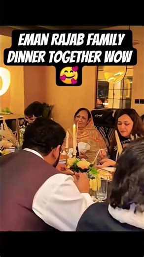 Way Eman Rajab Family Reunion Restaurant 😲#youtubeshorts #ytshorts #shorts #rajabfamily #tiktok