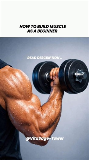 HOW TO BUILD MUSCLE AS A BEGINNER #fitness #healthylifestyle