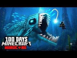 I Survived 100 Days in a Flood Apocalypse in Hardcore Minecraft