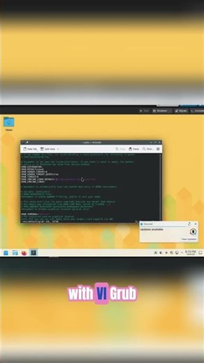 Edit GRUB Timeout with VI: Quick Linux Tutorial #shorts