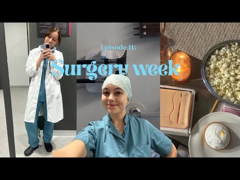 A week of surgical rotations | scrub in, sleep, repeat