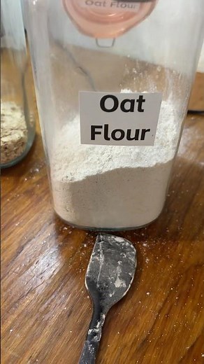 Making oat flour at home is so easy & so much cheaper than buying it.