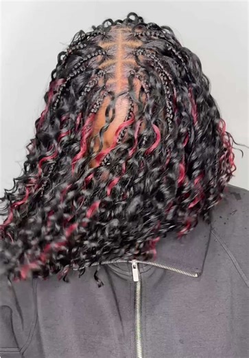 Bohemian Bob 🖤♥️ #braids #bohobraids #neatbraids #nycbraider