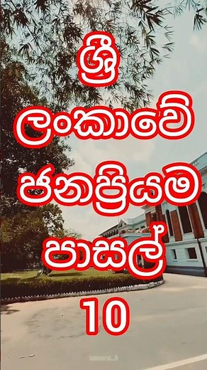 ශ්‍රී ලංකාවේ ජනප්‍රියම පාසල් 10 | Top 10 Most Popular Schools in Sri Lanka 🇱🇰