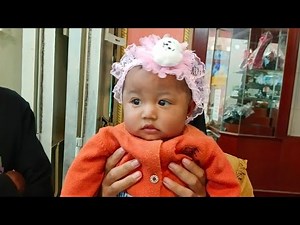 Crying..!! The Best Video Cute Baby Ear Piercing