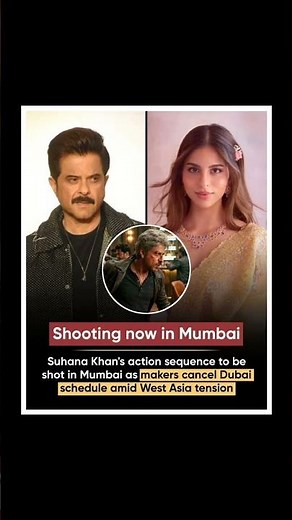 Suhana Khan Action Scene Shifted to Mumbai 🔥 | Anil Kapoor & SRK Connection 😱 #Shorts