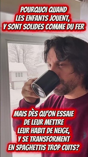 Les enfants l'hiver. 🤦🏻 #pourtoi #fyp #humour #quebec #mtl #famille #enfants