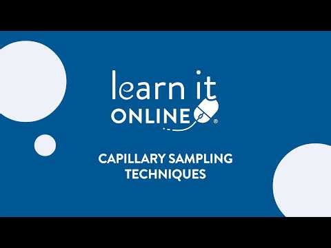 Capillary Sampling Techniques | LEARN IT ONLINE LTD