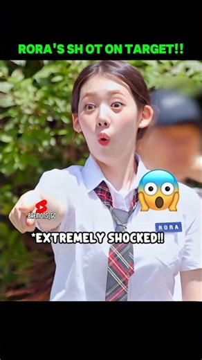 Rora's panda Eyes is on target.🦅 #babymonster #rora #asa #fypviralシ #shorts