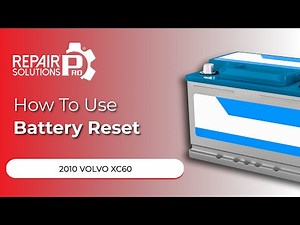 How to Use Battery Reset Function on SDS | 2010 Volvo XC60