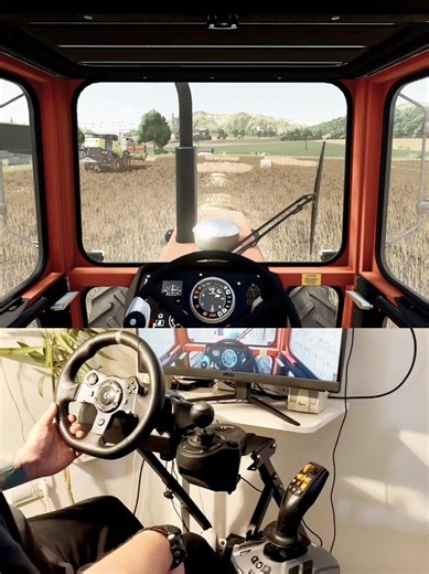 Farming Simulator Volvo BM 2654 Logitech Steering Wheel Manual Gearbox Thrustmaster Farmstick #dkgc
