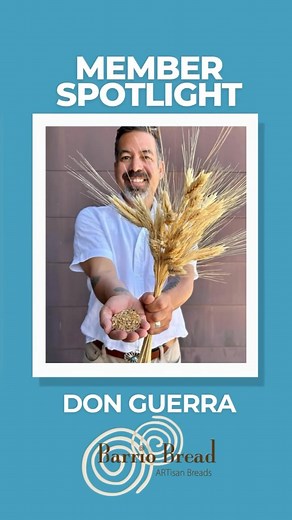 * M E M B E R * S P O T L I G H T *⁠ Don Guerra, Barrio Bread⁠ Tucson, Arizona and inside Hayden Flour Mills in Gilbert, Arizona⁠ ⁠ We’re thrilled to share our member spotlight interview with Barrio Bread’s Don Guerra. The James Beard award-winner for Outstanding Baker spoke to the Guild about baking, community, and who helped him as baker in his early days.⁠ ⁠ Don and his incredible Barrio Breads will be our lunch stop for the Arizona “Seed to Slice” Field Trip mill tour on May 20, 2024. Barrio
