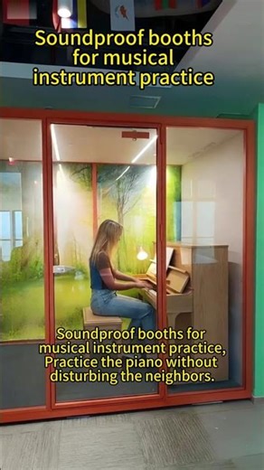 Soundproof booths for musical instrument practice