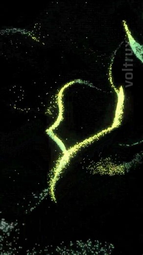 #Touchdesigner audio reactive particles with resonating sounds from the #modularsynth