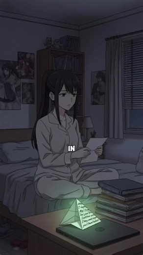 In Japan, never fold a letter into a triangle—it summons something. A girl folded her friend's note out of boredom. That night, the triangle unfolded. New words: