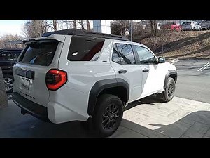 NEW! REDESIGNED 2025 TOYOTA 4RUNNER SR5 4X4 i-FORCE IN ICE CAP BLACK FABRIC ARB PLATFORM ROOF RACK
