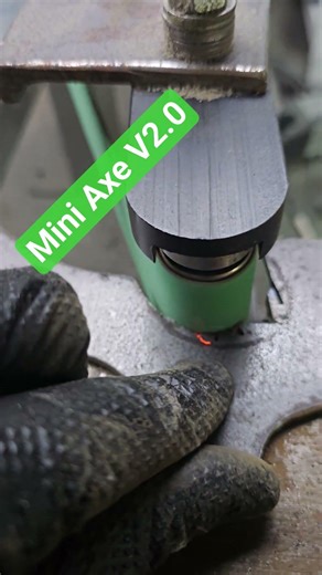 DIY Mini Axe V2.0 #DIY #knifemaking