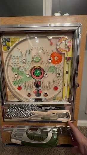 Vintage Nishijin Pachinko machine – Rolling Stone, falling star, it works ￼