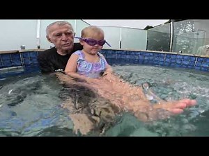 Lu Lu 2years 5months paddling home pool