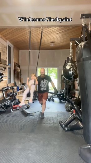 61K views · 2.3K reactions | Wholesome Checkpoint. Training with the halfling ☺️欄⚒️ Hayabusa Fight #vikings #mma #boxing #training #dad #girldad | Tank Tolman | Facebook