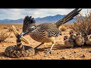 Roadrunner: The Desert’s Deadliest Snake Hunter | Even Rattlesnakes Can’t Escape