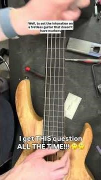 I get THIS question all the time #guitar #bass #guitartech #luthier #fretwork #bassmusic #fix