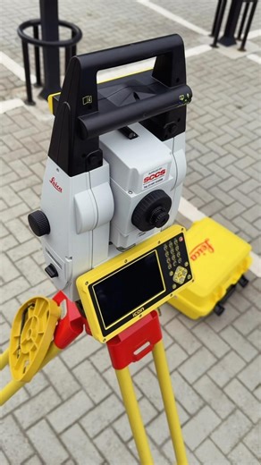 Robotic total station setup. Little preps for the April setting out session